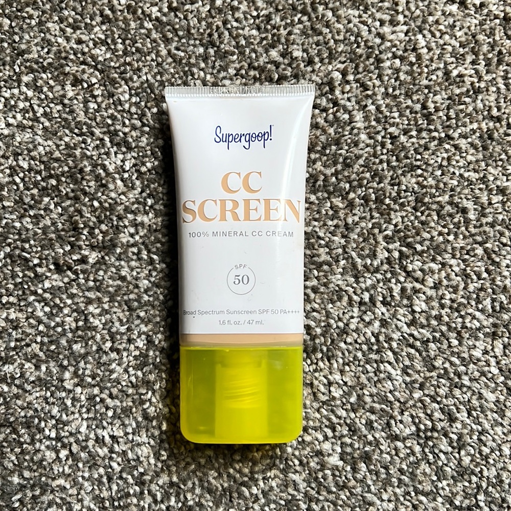 Supergoop CC Screen 100% mineral CC cream SPF 50 color 215N